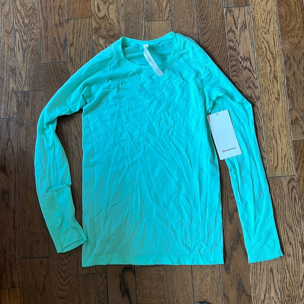 Lululemon Swiftly Long Sleeve Wild Mint 6 NWT